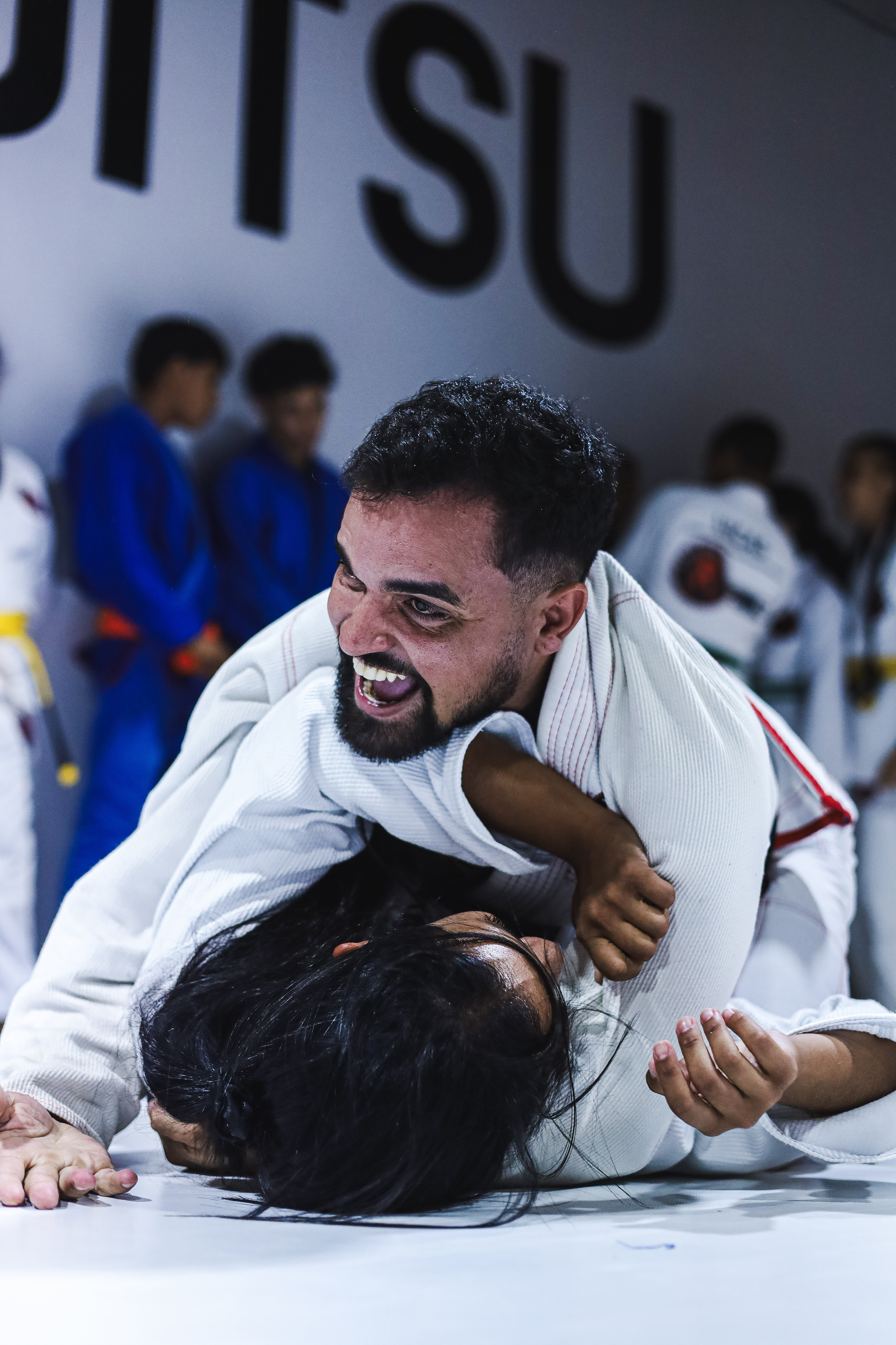 Momento de treino da equipe Raiz